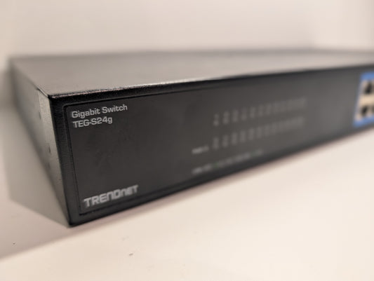 TRENDnet TEG-S24g 24-Port Gigabit Ethernet Switch – Rackmount