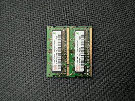 Hynix 1GB (512MB x2) PC2-5300S-555-12 HP 437534-864 RAM Laptop Memory OEM