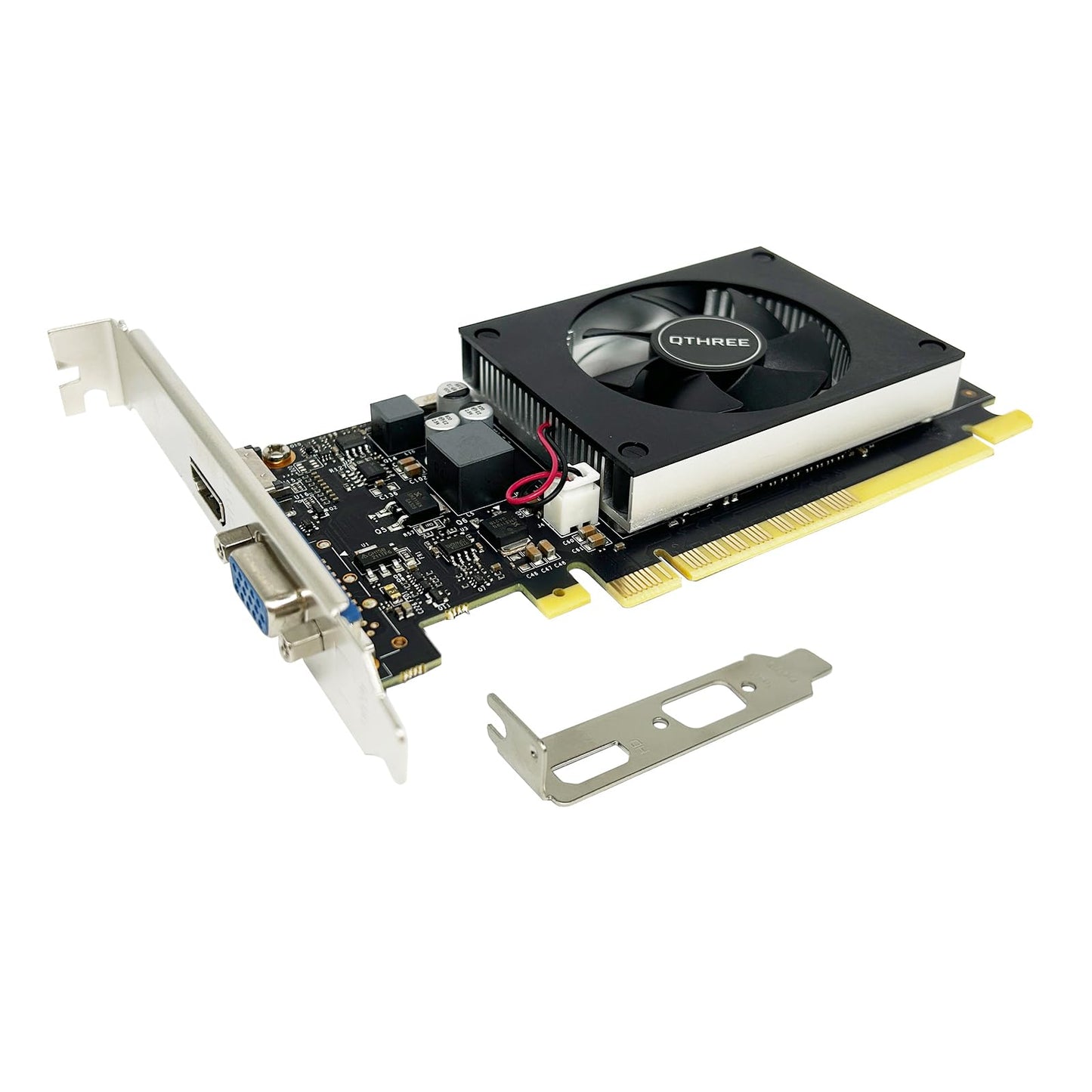 QTHREE NVIDIA GT 710 2GB Graphics Card,DRR3 (Refurbished)